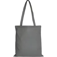 TEXXILLA Baumwolltasche CLASSIC mit zwei langen Henkeln und Ihrem Wunschmotiv, stahlgrau