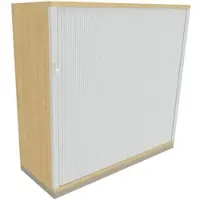 Fm Büromöbel Querrollladenschrank »Fastline« 120 cm breit 3 OH königsahorn, 120x113.3x44.2 cm