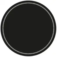 Sovie HORECA Tassen-Deckchen Basics Schwarz aus Tissue 9-lagig, Ø 90 mm, 250 Stück - Einweg Untersetzer
