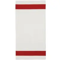 Feiler Handtücher Exclusiv mit Chenillebordüre Handtuch 50x100 cm | karminrot - rot