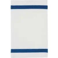 Feiler Handtücher Exclusiv mit Chenillebordüre Gästetuch 30x50 cm | keramblau - blau