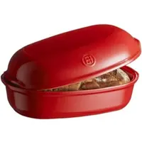 Emile Henry Artisan Brot Backform aus Keramik Rot