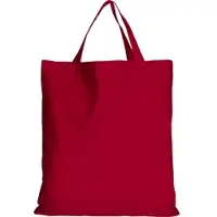 TEXXILLA 10er Pack Baumwolltasche - 28 Farben | mit zwei kurzen Henkeln | 38x42cm, dunkelrot, 25 Stück