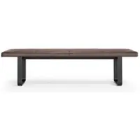 Girsberger Bank 180 cm gepolstert opt. Echtleder