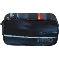 OEM XL Pencil Case mit Geo-Form und Zeitplan, groß, schwarz, Kunststoff