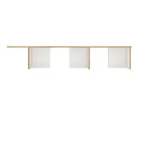 Tojo - stell Regalsystem Anbaumodul, 160 cm breit, weiß