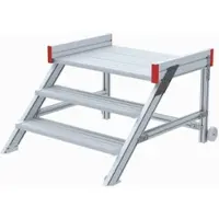 Euroline 514 Anstieg 45° 1000mm Stufenbreite 3 Stufen Alu gerieft
