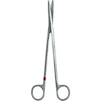 Fuhrmann Einmal-Schere Metzenbaum, st./st., gebogen, 20 cm, 20 Stück steril
