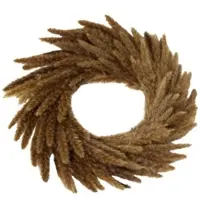Werner Moderner Pampasgras-Kranz – Brauner Naturkranz 45 cm