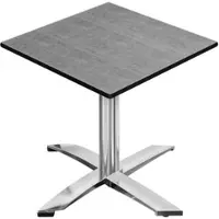 GGM Möbel CPTG | Bistro Tisch | B:T:H 60 x 60 x 76 cm | Beton / Aluminium | Klappbar/ Zusatzgewicht