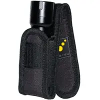 TEE-UU LED Taschenlampen-Holster Schwarz 16 x 5 x 4 cm