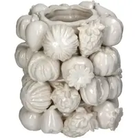 Kersten Moderne Vase "Früchte" elfenbeinfarbig