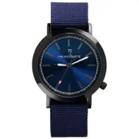 Thread Etiquette - SPORT - black / navy nato timepiece / 43 MM