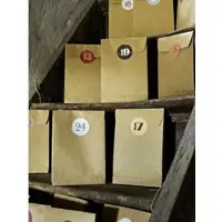 Nordal Adventskalender 24 Tüten + Zahlen