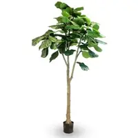 Fleur Ami Geigenfeige - Ficus lyrata Kunstpflanze, UV Stabil, Höhe 240 cm