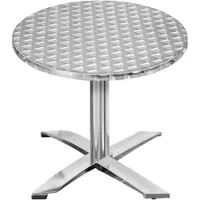 GGM Möbel CT | Aluminium Bistro Tisch | Ø:H 60 x 77 cm | Rund | Zusatzgewicht