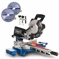 Scheppach Kapp-, Zug- und Gehrungssäge HM2000 SE Inklusive 24 Z und 48 Z HW-Sägeblatt