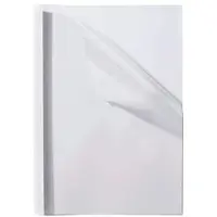 OTTO Office Thermobindemappen bis 30 Blatt Leinenstruktur weiß, 21.15x29.7 cm