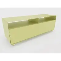 Müller möbelfabrikation R 109 Sideboard rollbar Transparentrollen Beigegrün (RAL 1000)