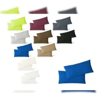 EXKLUSIV HEIMTEXTIL Kissenhülle Kissenbezug Doppelpack mit Reißverschluss hochwertige Jersey Qualität Royalblau 40 x 80 cm