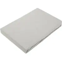 EXKLUSIV HEIMTEXTIL Jersey Spannbettlaken für Wasserbetten Rundumgummizug 200 x 220 cm Silber