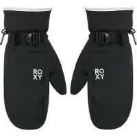 Roxy Fäustlinge "Jetty Solid", Damen, Gr. S, schwarz, Obermaterial: 50% Polyester, 50% Polyurethan., Handschuhe Fäustlinge