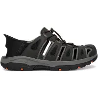 SKECHERS Slip-Ins: Relaxed Fit Sandalen - zwart - Maat 43
