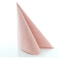 Sovie HORECA Serviette Mailand in terrakotta aus Linclass Airlaid 40 x 40 cm, 50 Stück - Struktur Leinen