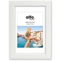Alfo. Amalfi 10x15 cm, weiß Holzrahmen