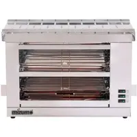 MIZUMO Profi-Toaster TOSTA-PRO aus Edelstahl, 2 Ebenen, Code 732