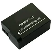 AccuCell Akku für PANASONIC LUMIX G DSLM DMC-G5, Typ Panasonic DMW-BLC12, 950 mAh ohne Ladestandsanzeige