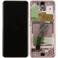 Samsung LCD Display für Galaxy S20 G980F, Galaxy S20 5G G981B, Cloud Pink