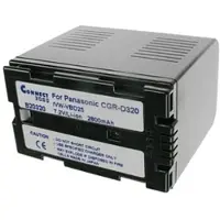 AccuCell Akku wie Panasonic CGR-D320, für PANASONIC NV GS4, anthrazit