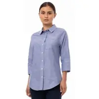 Chef Works Damenbluse MODERN OXFORD Classic Stretch, Blue, Größe XS