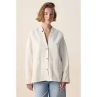 Sissy-Boy Jacke Mit Aufgenähten Taschen - Weiß | Größe: XS-S