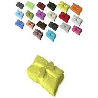 EXKLUSIV HEIMTEXTIL 4 x Badvorleger 700 g/m2 50 x 80 cm Gelb