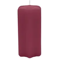Kopschitz Kerzen Sternkerzen Burgund Rotbraun 120 x Ø 60 mm, 8 Stück