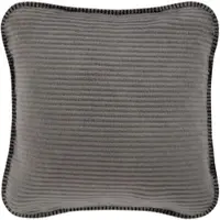 Biederlack Dekokissen "Feel Cord", grau, cord, B:50cm L:50cm, Baumwolle, Polyacryl, Polyester, Dekokissen_Sitzkissen_Kissenhüllen, Dekokissen, mit schöner Hoch-Tief-Struktur