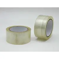 HundB Transparentes Paketband 66m x 50mm – 28mμ Acrylat-Kleber für geräuscharmes Verschließen