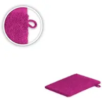 EXKLUSIV HEIMTEXTIL 20 x Waschhandschuh 500 g/m2 15 x 21 cm Pink
