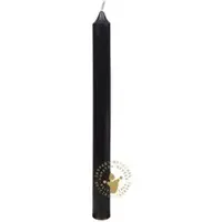 Jaspers Kerzen Leuchterkerzen schwarz Ø 22 x 250 mm, 1 Stück