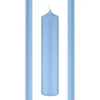 Kopschitz Kerzen Altarkerzen Blue Bell Hellblau 250 x Ø 70 mm, 4 Stück