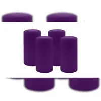 Kopschitz Kerzen 2er Set Stumpenkerzen/Adventskranzkerzen Violett Ø 100 x 250 mm