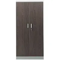 Proregal Aktenschrank Beetle | HxBxT 195x92x42 cm | Grau-Wenge