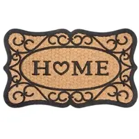 NYVI Fußmatte Kokos - 45x75 cm Rechteckig - Home Ornamente
