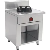 EURAST - Wok mit 1 gasflamme auf ständer - 600x700x850 mm - 14 Kw - 320675L5