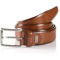 MONTI Synthetikgürtel , Herren, Gr. 85, braun (hellbraun), Materialmix, unifarben, festlich, Gürtel Synthetikgürtel, Klassisch-Business, kürzbar, bis Gr. 150 cm