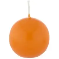 Kopschitz Kerzen Kugelkerzen Mandarin Orange, √ò 100 mm, 4 Stück, dt. Kerzen in RAL Kerzenqualität, Kein rußen und tropfen
