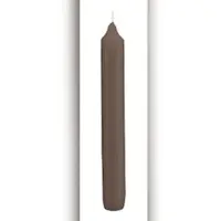 Kopschitz Kerzen Leuchterkerzen, Tafelkerzen, Haushaltskerzen Mocca, 200 x Ø 25 mm, 12 Stück