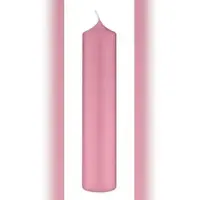Kopschitz Kerzen Altarkerzen 10 % Bienenwachs-Anteil Altrosa 300 x Ø 60 mm, 4 Stück (einzeln cellophaniert)